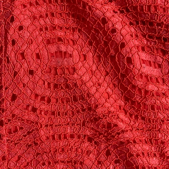 Elegant Red-Orange Dress - Picture 3 of 3